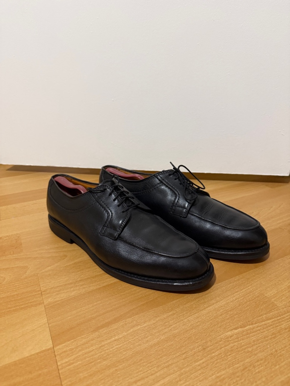 Allen Edmonds Black Leather Derby Dress Shoes